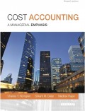 Cost Accounting: A Managerial Emphasis