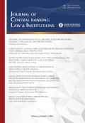 Journal Of Central Banking Law & Institutions